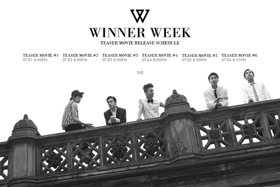 YG엔터테인먼트가 신인그룹 위너(WINNER)의 '위너 위크 스케줄'을 공개했다. ⓒ YG엔터테인먼트