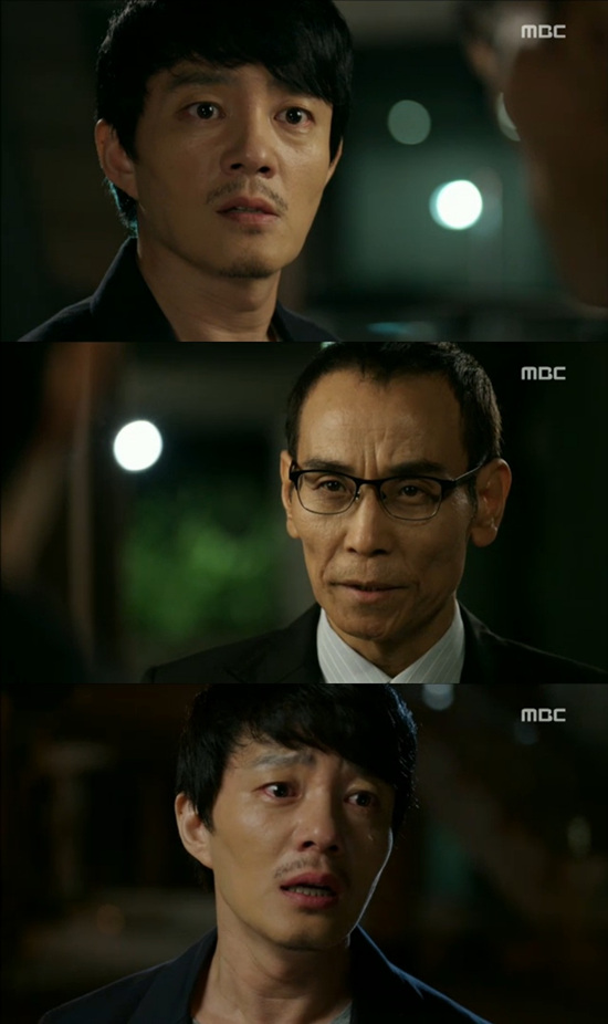 '트라이앵글' 이범수가 임시완이 친동생임을 확인했다. ⓒ MBC 방송화면