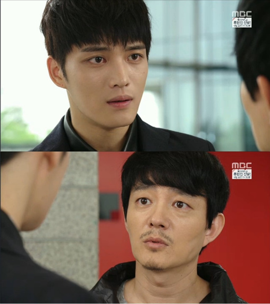 '트라이앵글' 김재중이 임시완의 진짜 정체를 알게 됐다. ⓒ MBC 방송화면