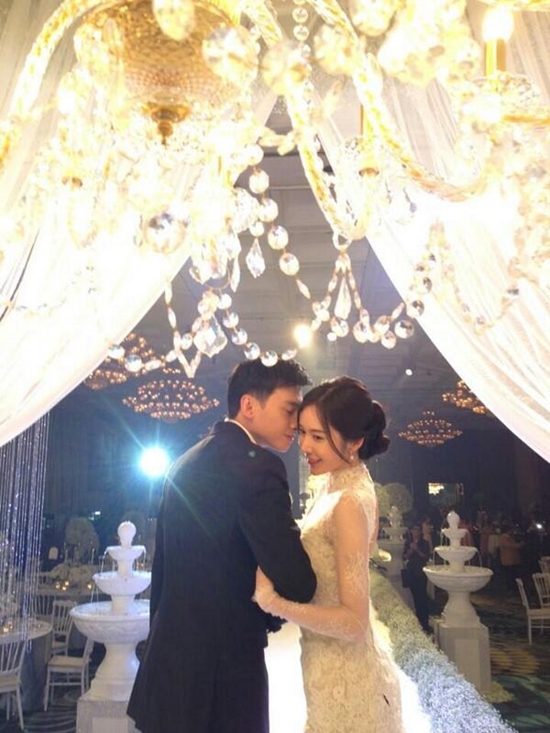 배우 신주아가 중국계 태국인 기업가와 결혼식을 올렸다 ⓒ 신주아 트위터
