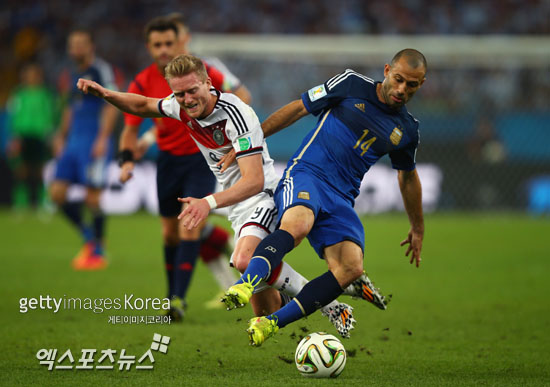 안드레 쉬를레가 독일의 우승 결정골을 도우며 좋은 활약을 펼쳤다 ⓒ Gettyimages/멀티비츠