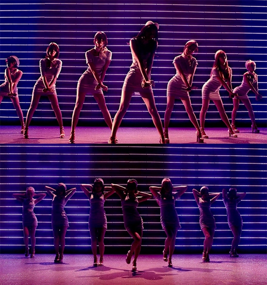 AOA가 '단발머리' 실루엣 버전으로 매력을 과시했다. ⓒ FNC 엔터테인먼트