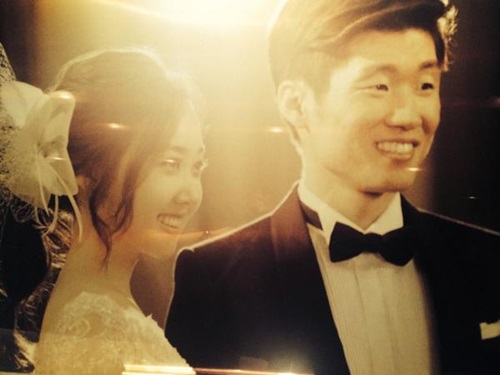 박문성 해설위원이 박지성과 김민지의 결혼을 축하했다. ⓒ 박문성 트위터