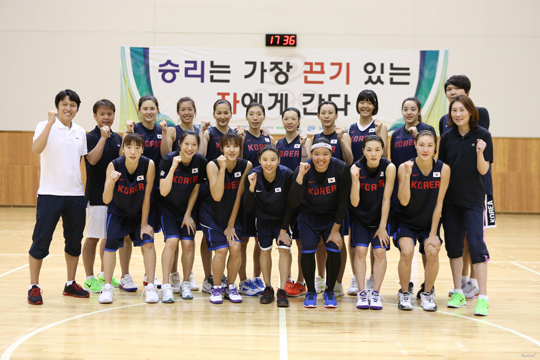 여자농구대표팀 ⓒ WKBL 제공