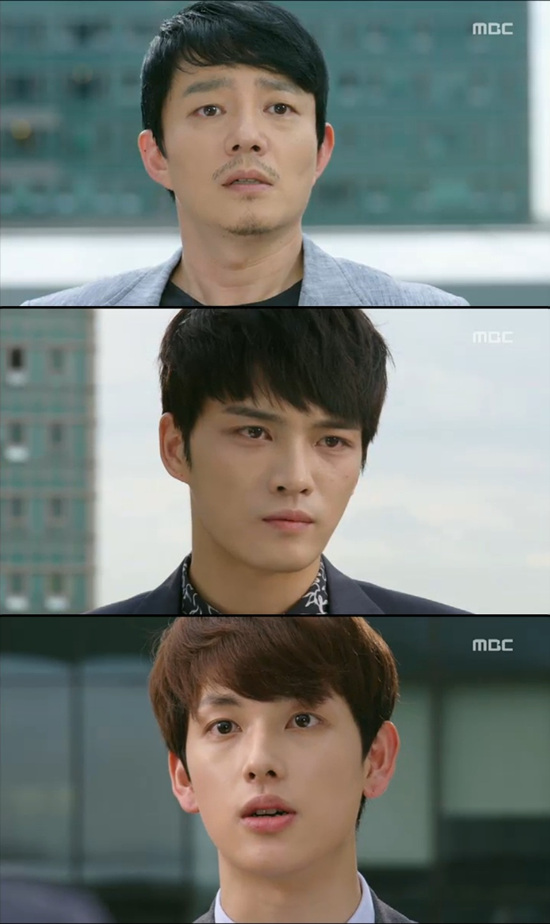 '트라이앵글' 이범수와 김재중이 임시완 구하기에 나섰다. ⓒ MBC 방송화면