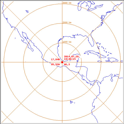 멕시코 지진 ⓒ 기상청 홈페이지
