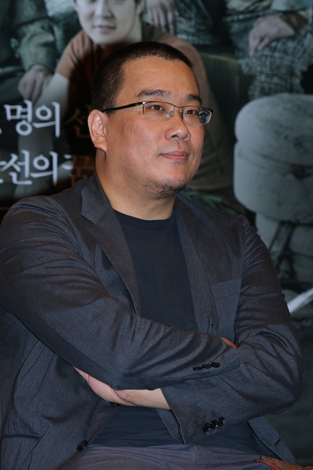 영화 '해무'의 제작자 봉준호 감독이 '라이브톡' 행사에 참석했다. ⓒNEW