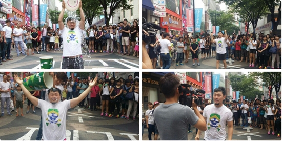 가수 겸 배우 양동근이 20일 아이스 버킷 챌린지에 동참했다. ⓒ 양동근 트위터 캡처