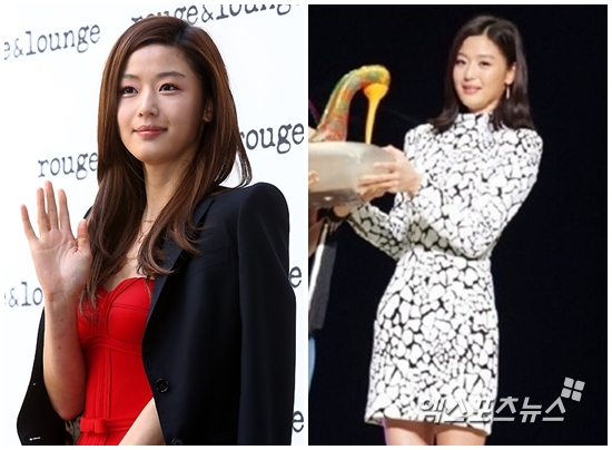 전지현 ⓒ 엑스포츠뉴스 DB, 한위친 웨이보