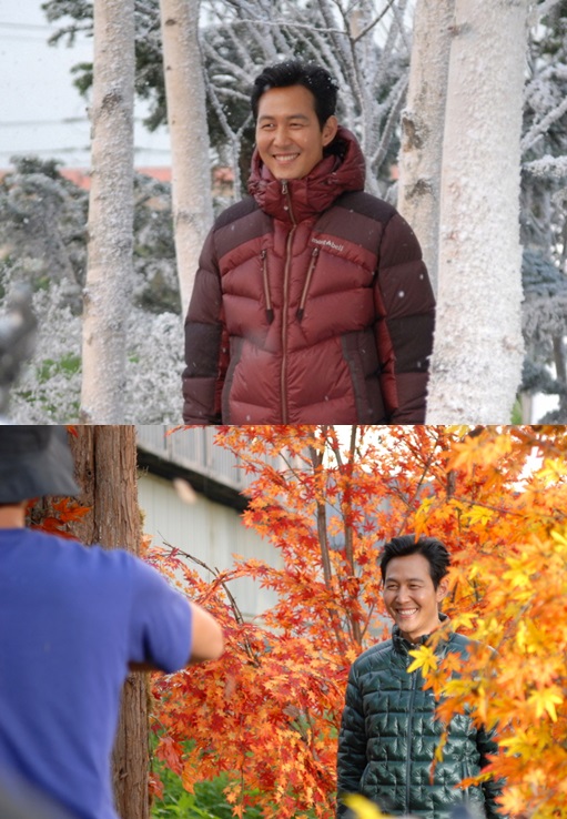 이정재가 부드러운 미소를 지었다 ⓒ LS네트웍스