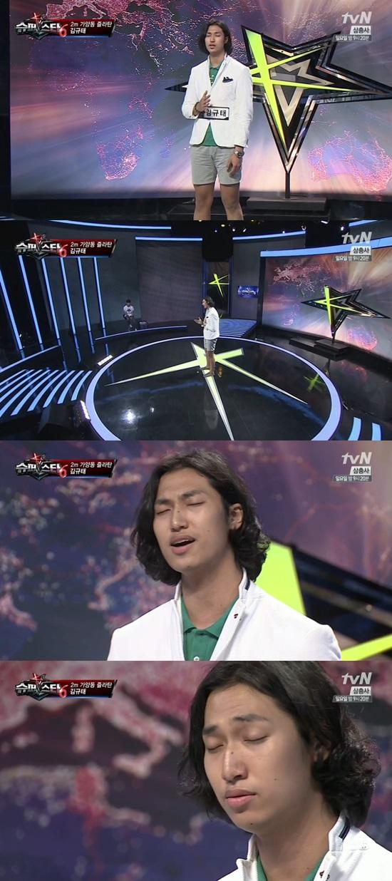 '슈퍼스타K6' 가양동 즐라탄 김규태가 지역 예선을 통과했다. ⓒ M-net '슈퍼스타K6' 방송화면