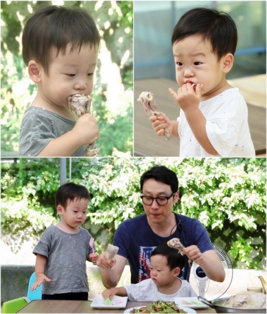 '슈퍼맨이 돌아왔다' 서언 서준이 폭풍 먹방을 선보였다 ⓒ KBS 2TV '해피선데이 -슈퍼맨이 돌아왔다'