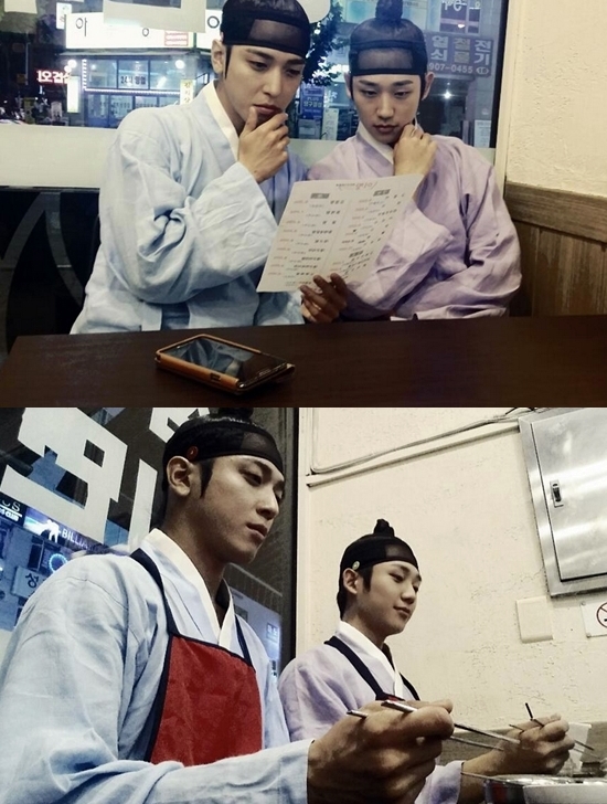 드라마 '삼총사' 정용화, 정해인 ⓒ정용화 트위터