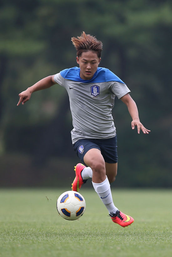 16세 이하 축구대표팀 공격수 이승우가 태국에서 열린 AFC U-16 챔피언십 일본과 8강전에서 결승골을 뽑아냈다. ⓒ 대한축구협회 제공
