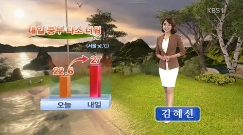 내일 날씨 ⓒ KBS 방송화면