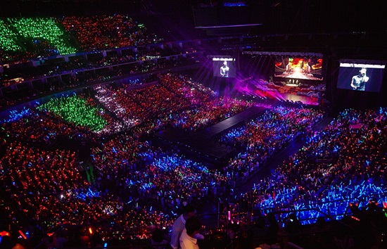 JYJ가 21일 중국 상해에서 아시아투어 콘서트를 열었다. ⓒ 씨제스엔터테인먼트