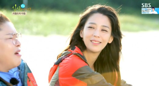 '식사하셨어요' 한고은이 솔직한 연애관을 공개했다. ⓒSBS 방송화면