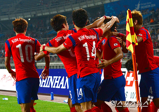 한국 아시안게임 축구대표팀 ⓒ 엑스포츠뉴스DB