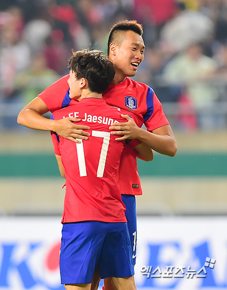 한국 아시안게임 축구대표팀 공격수 김신욱 ⓒ 인천 김한준 기자