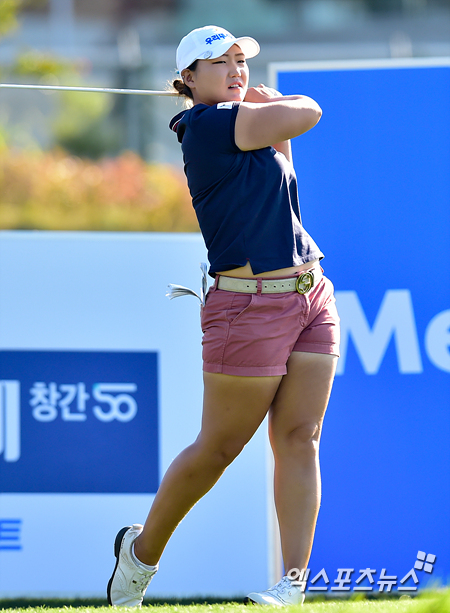 이미림이 메트라이프·한국경제 제36회 KLPGA 챔피언십 2014에서 티샷을 하고 있다 ⓒ 엑스포츠뉴스 권혁재 기자