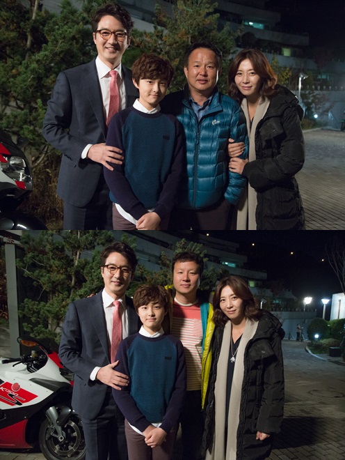 '마마' 송윤아 윤찬영 정준호가 인증샷을 찍었다 ⓒ MBC