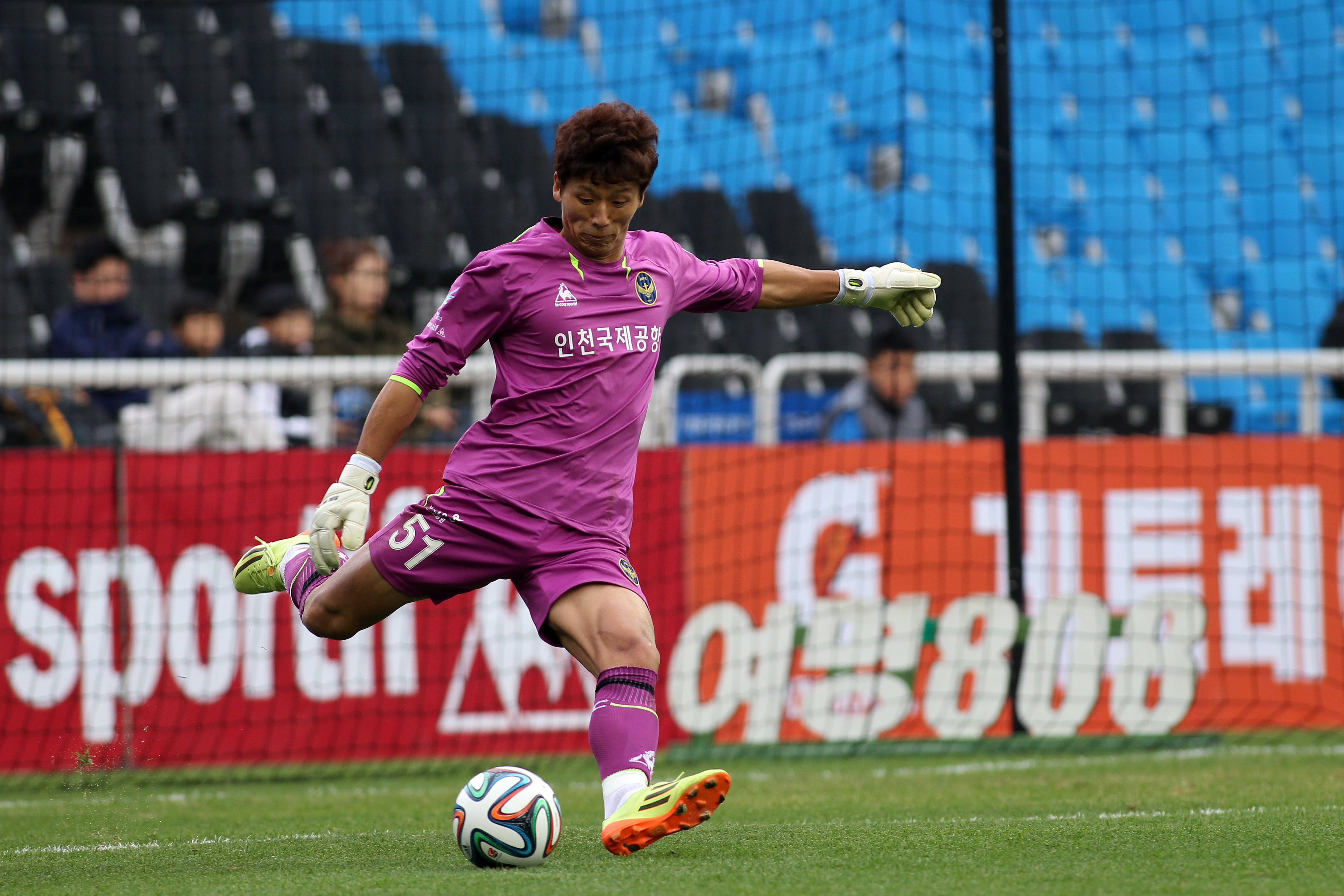 인천 골키퍼 유현 ⓒ 프로축구연맹 제공