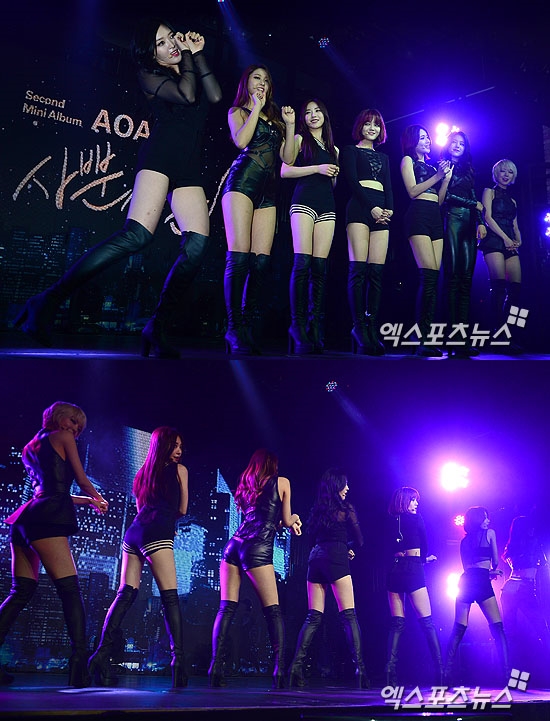 AOA '사뿐사뿐' 쇼케이스 ⓒ 엑스포츠뉴스DB