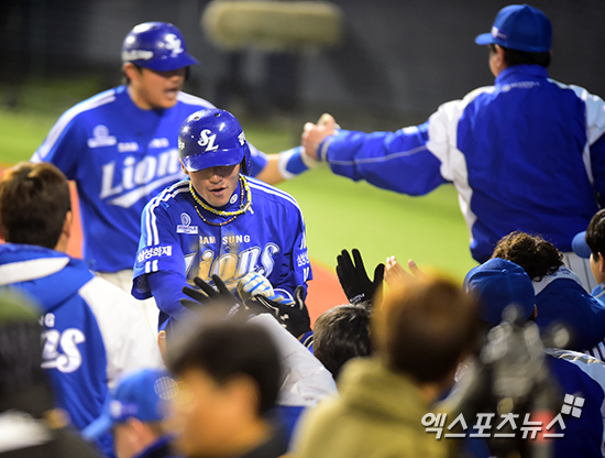 김상수의 번트가 넥센 내야를 무너뜨렸다 ⓒ 잠실 권태완, 권혁재, 김한준 기자 