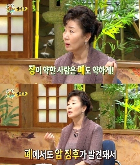 故김자옥의 과거 발언이 재조명받고 있다. ⓒ MBC 방송화면