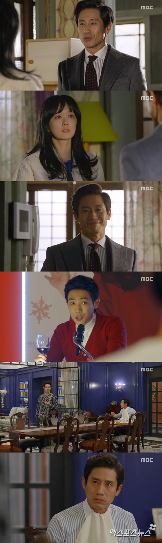 '미스터 백'의 신하균이 장나라에게 호감을 느꼈다. ⓒ MBC 방송화면