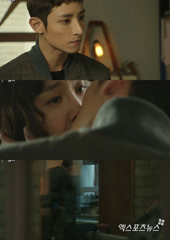 '일리있는 사랑' 이수혁과 이시영이 키스를 했다. ⓒ tvN 방송화면 캡처