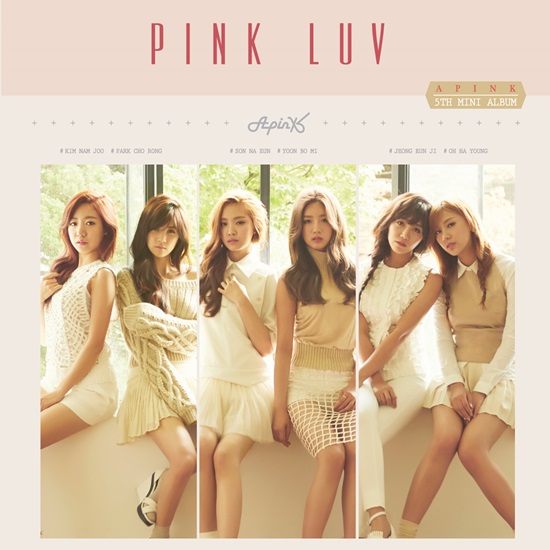 에이핑크 'LUV'가 12월 1주 차트 정상에 올랐다. ⓒ 앨범 자켓