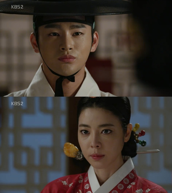 '왕의 얼굴' 서인국이 김규리를 벼랑 끝으로 몰았다. ⓒ KBS 방송화면