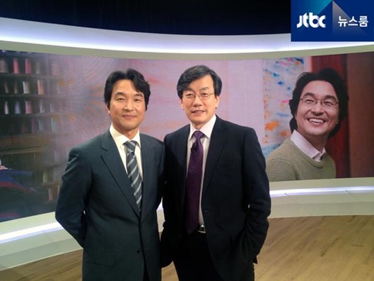 한석규 손석희 ⓒ 'JTBC 뉴스룸' 공식 트위터