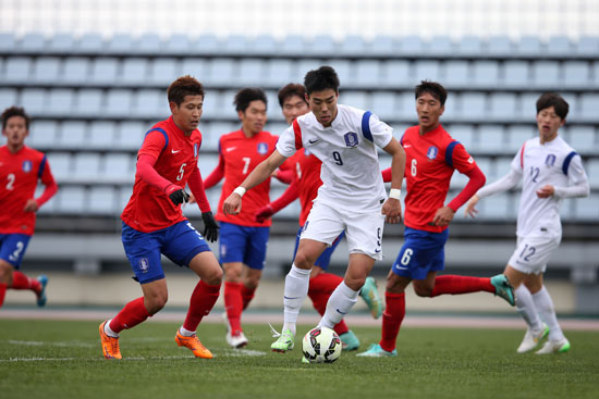 축구대표팀 제주 전지훈련 자선경기 ⓒ 대한축구협회 제공