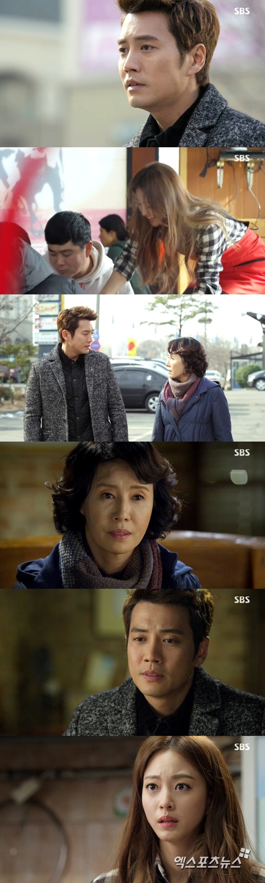 '미녀의 탄생'의 주상욱이 한예슬을 지켜봤다. ⓒ SBS 방송화면