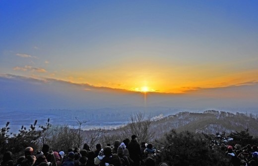 서울 시내 해돋이 명당 ⓒ 서울시