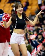 한국전력 치어리더 '상큼한 미소'[포토]