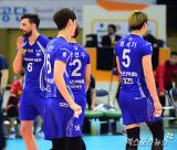 대한항공 '정규시즌 우승은 다음 경기에서'[포토]