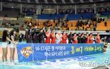 '화이팅 외치는 한국전력 선수단'[포토]
