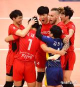 한국전력 '이 분위기 이어가자'[포토]