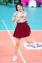 [엑's HD포토] 치어리더 조아련 '예쁘게 한복 차려입고~'