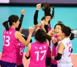 흥국생명 '홈에서 기분좋은 승리'[포토]