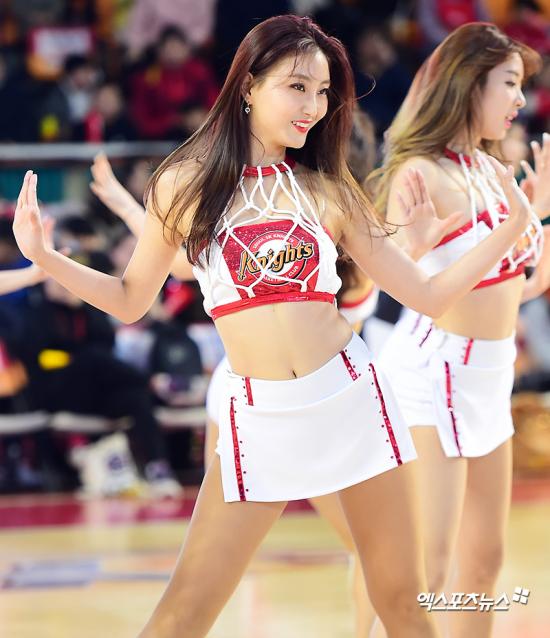 치어리더 윤요안나 '상큼 미소'[엑's HD포토]
