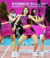 치어리더 '아찔한 터치'[엑's HD포토]