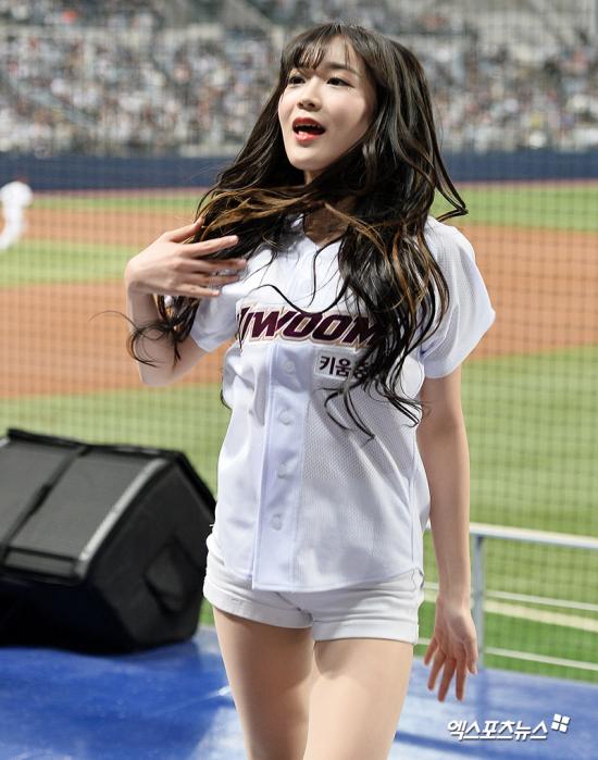 치어리더 변하율 '상큼하게'[엑's HD포토]