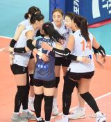 기업은행 '초반 분위기 좋아'[포토]