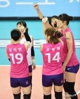 흥국생명 '4연승 질주'[포토]