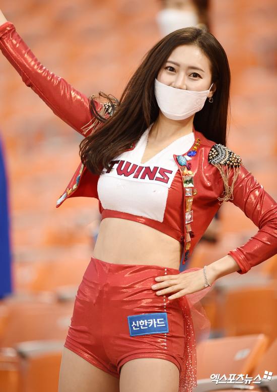 치어리더 정다혜 '카메라 향해 미소'[엑's HD포토]