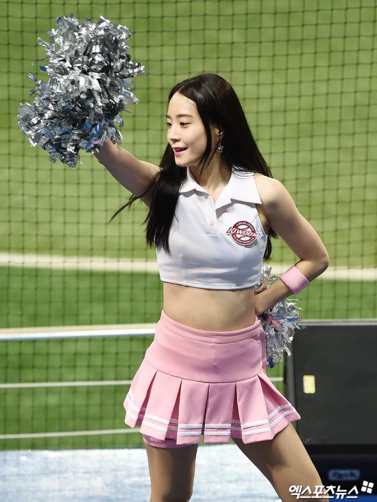 치어리더 박혜인 '핑크빛 미소'[엑's HD포토]